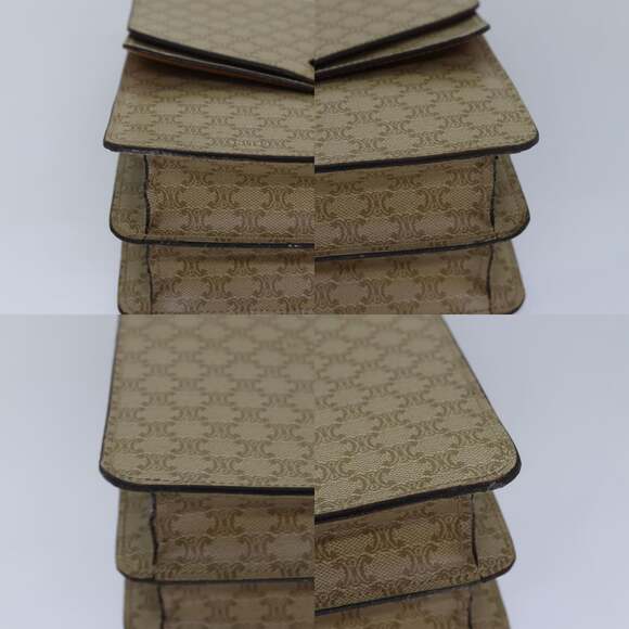 CELINE Macadam Canvas Hand Bag Beige - Picture 10 of 13